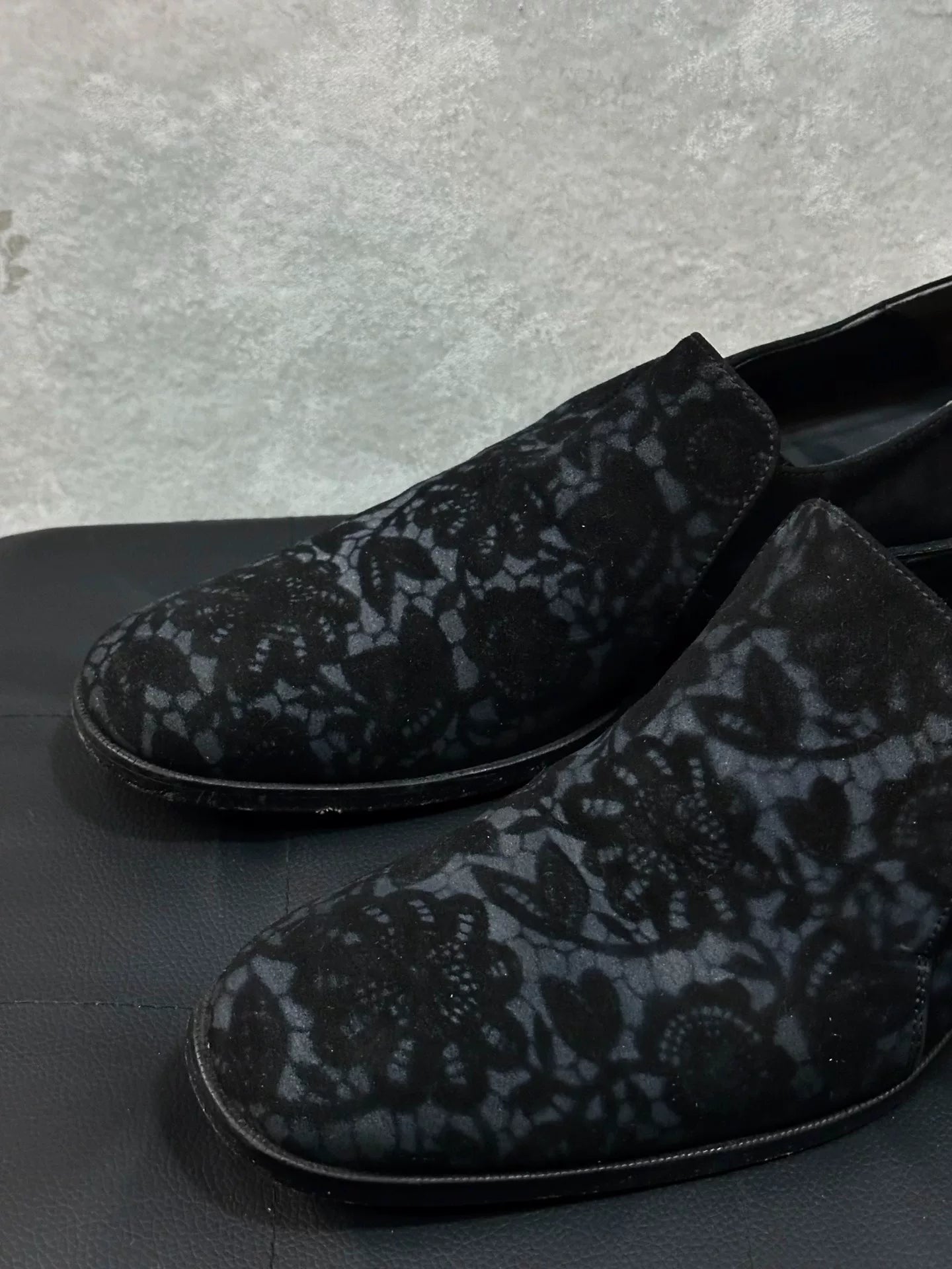 Alexander McQueen Flower Print Loafers
