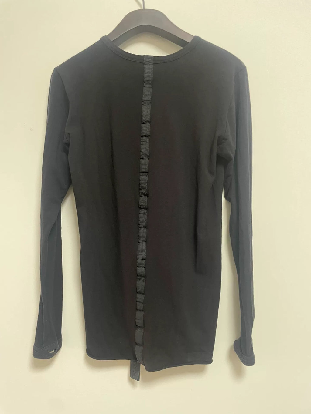 Isaac Sellam Scar Stitch Cotton Long Sleeve Shirt