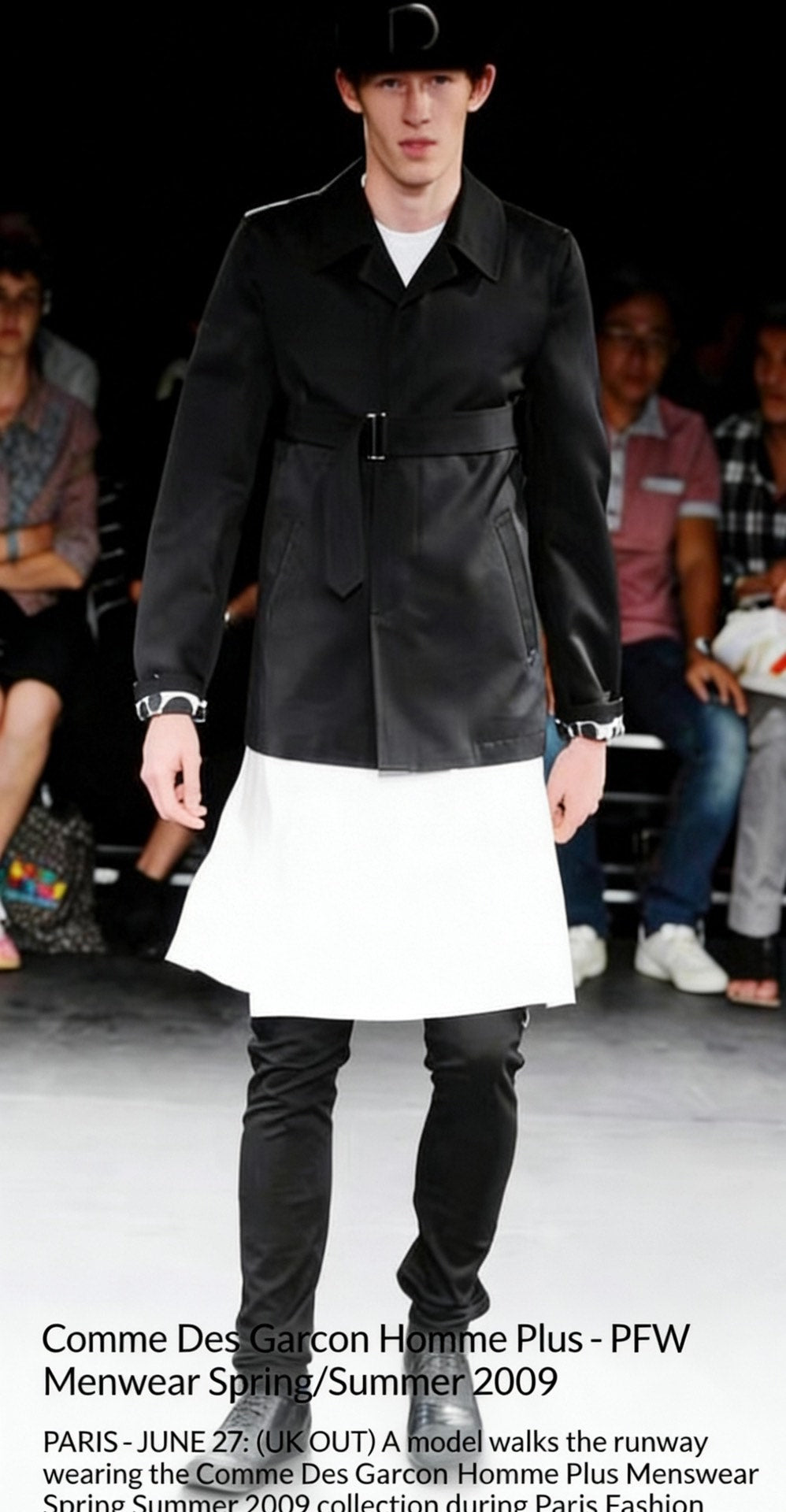 Comme Des Garcons 09SS Polka Dot Runway Lapel Jacket