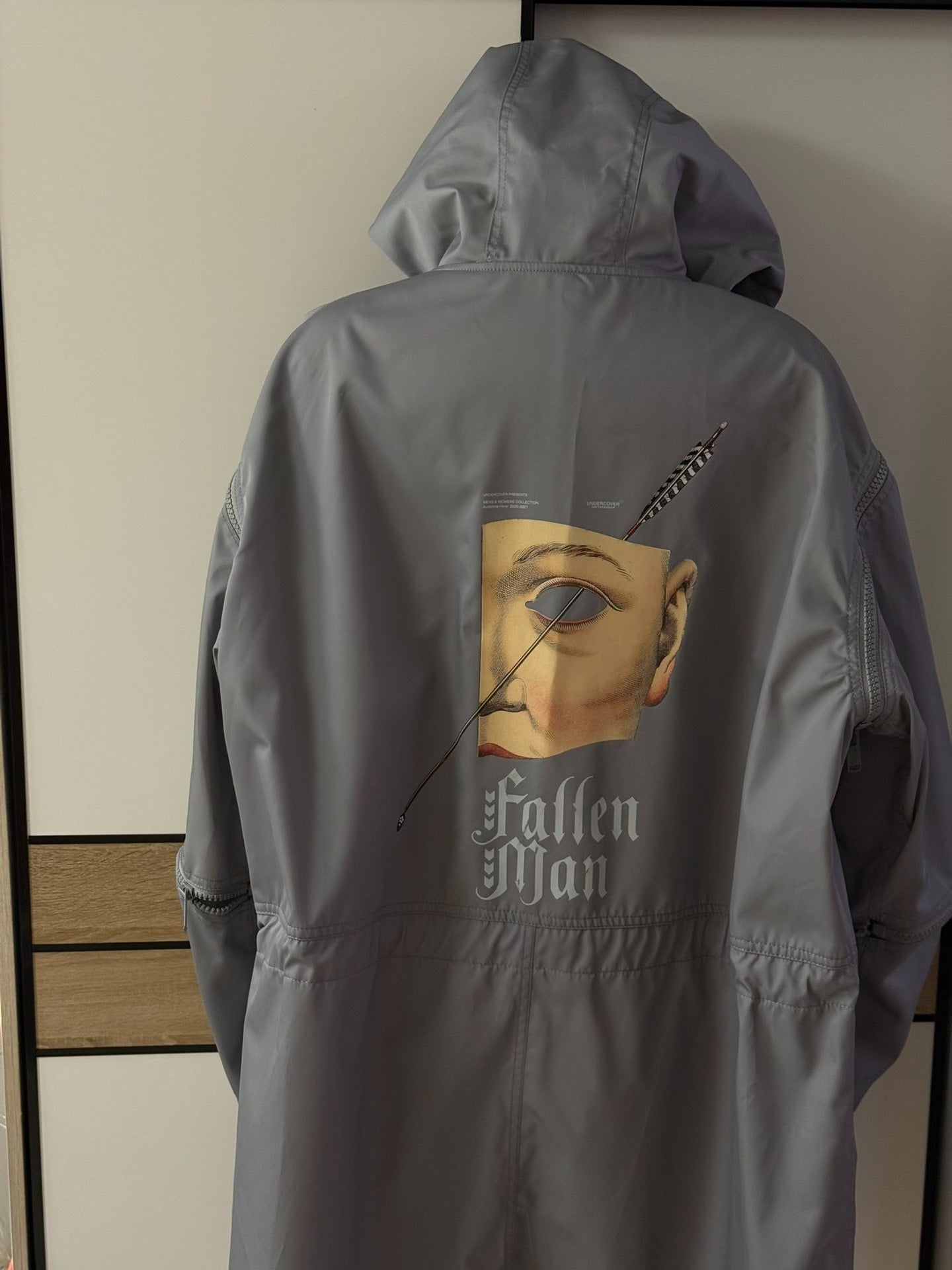 Undercover AW20 Spider's Web Castle Fishtail Parka