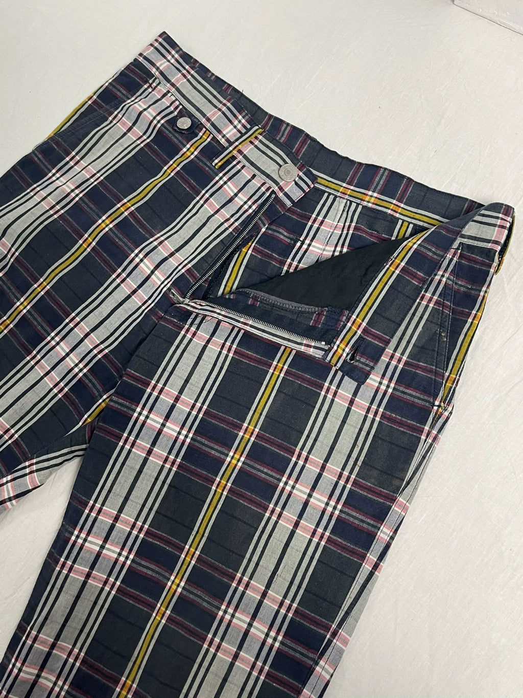 Dries Van Noten 05ss Show Style Plaid Western Pants Long Pants