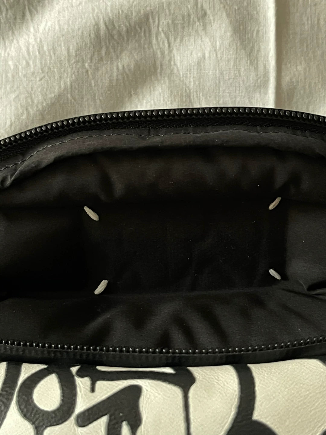 Maison Margiela Graffiti Lambskin Pillow Bag Crossbody Bag Single Shoulder Bag
