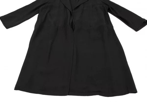 Yohji Yamamoto Black Peak-Lapel Jacket