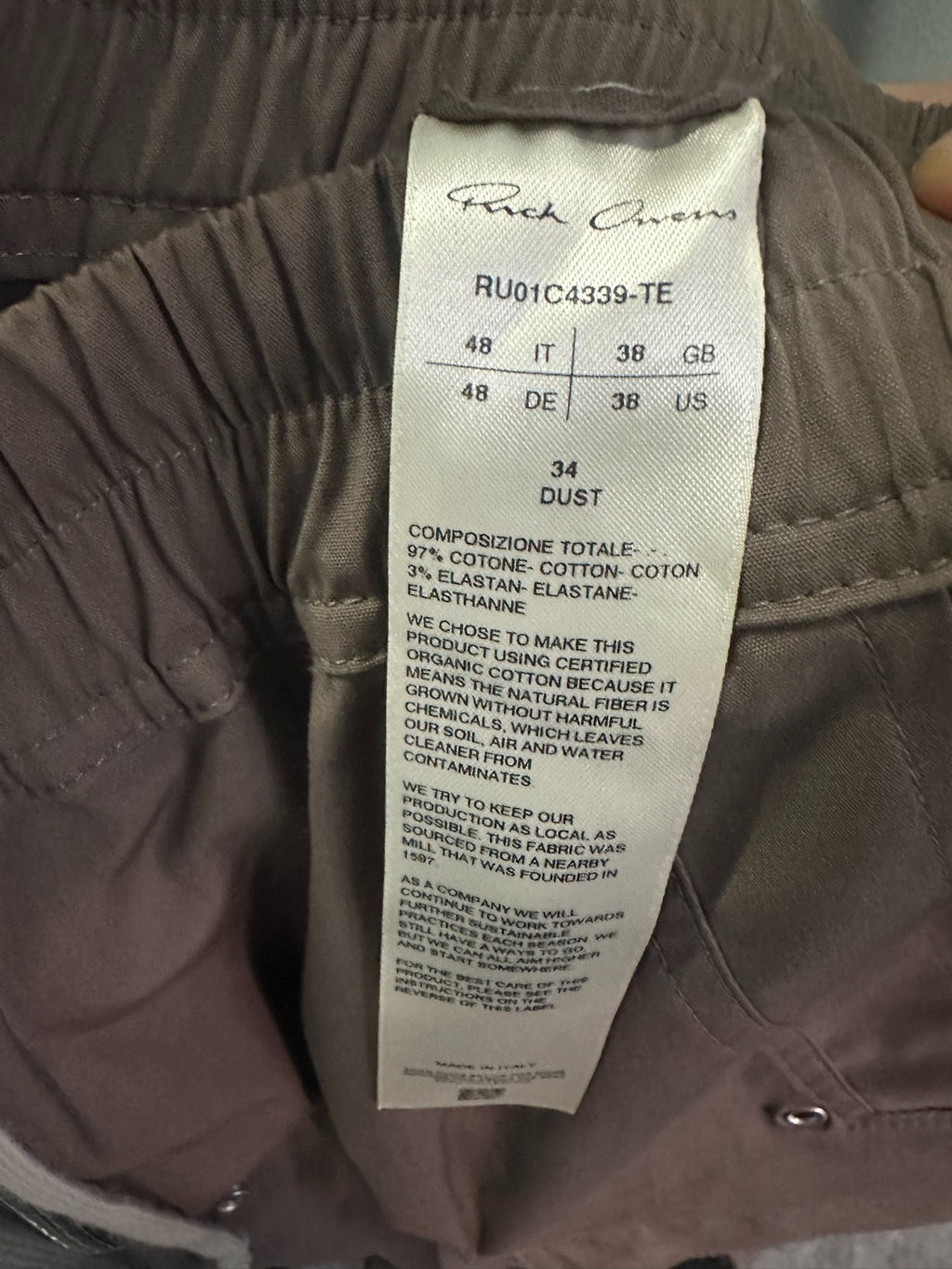 Rick Owens cargo bela wide-leg cargo pants brown