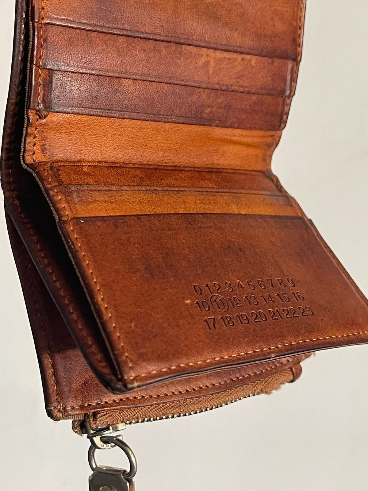 Maison Martin Margiela Tri-Fold Leather Wallet
