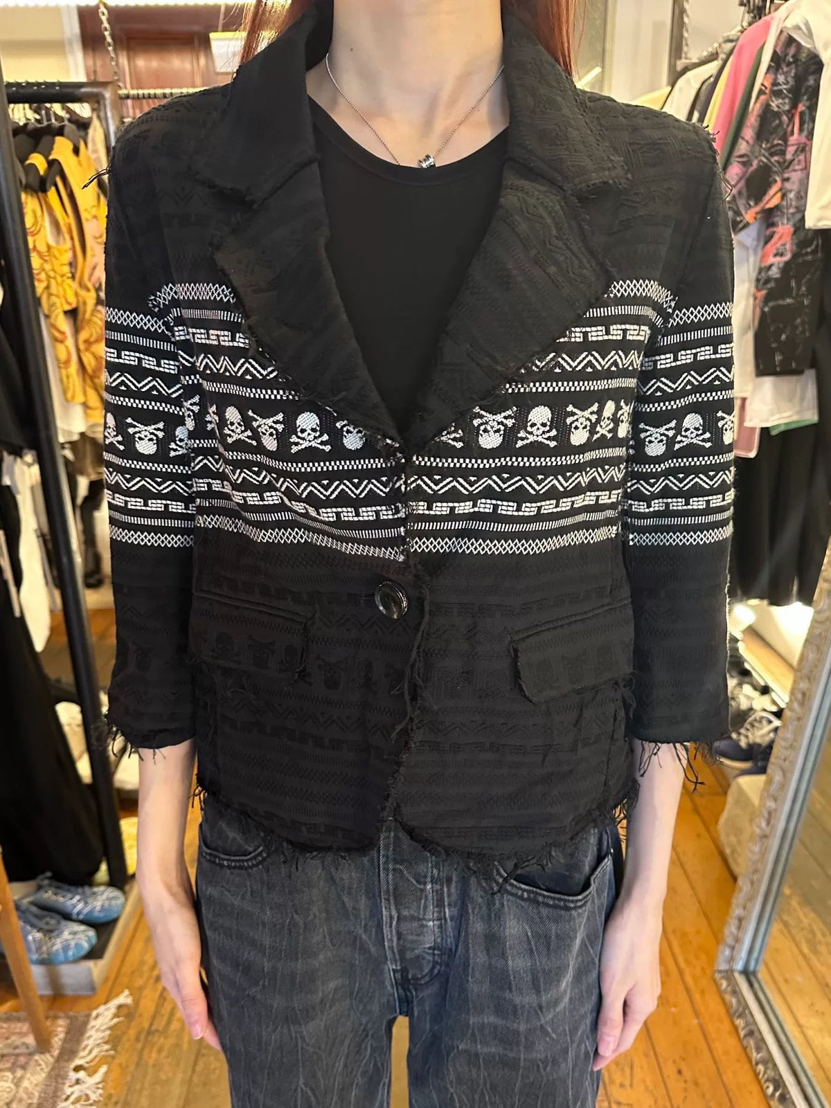 mastermind Japan Sample Ethnic Skull Blazer