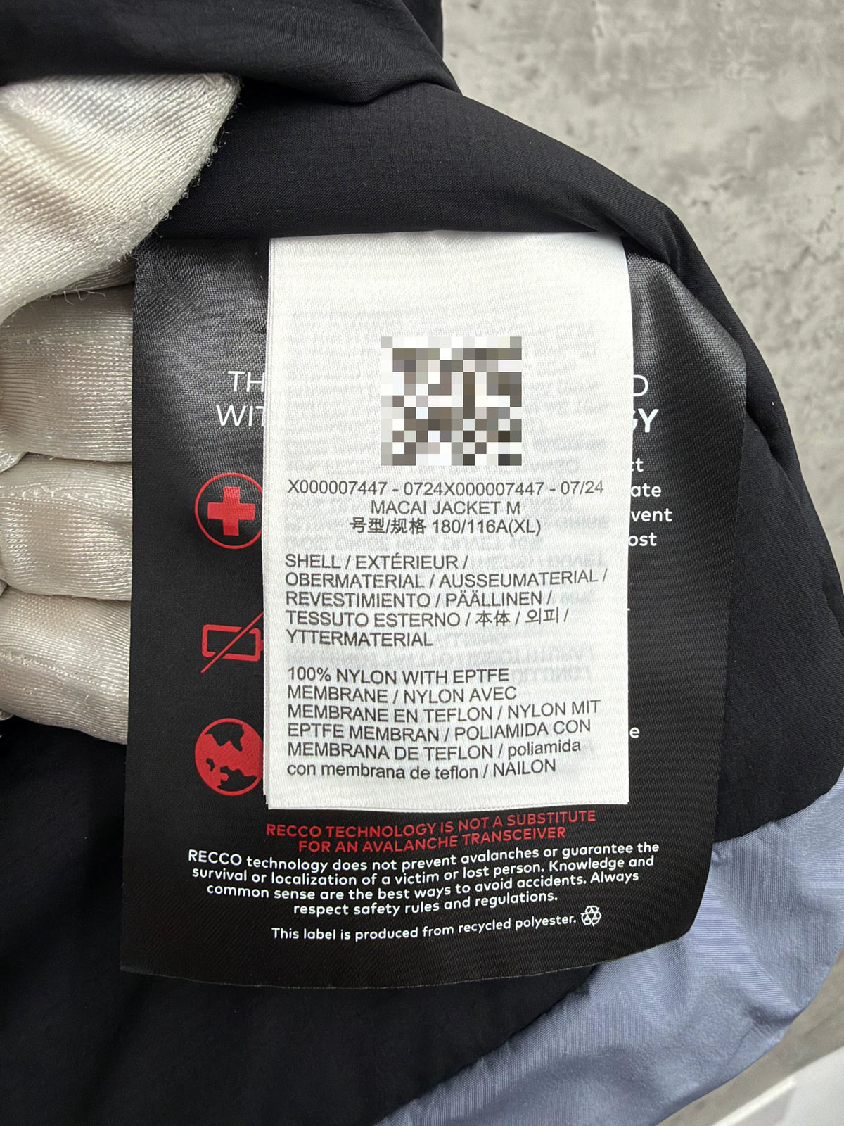 Arc'teryx MACAI GTX Down Jacket