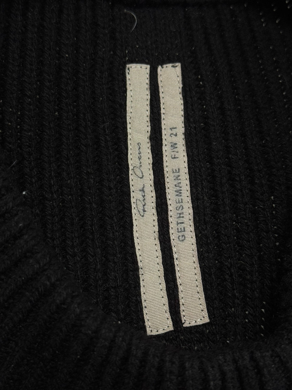 Rick Owens 21FW Mainline Runway Sweater