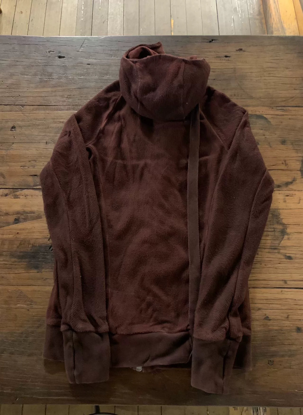 Boris Bidjan Saberi FW15 Black Burgundy Ninja Zipper2 Object Hooded Cotton Jacket
