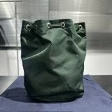 Prada Triangle Logo Drawstring Backpack