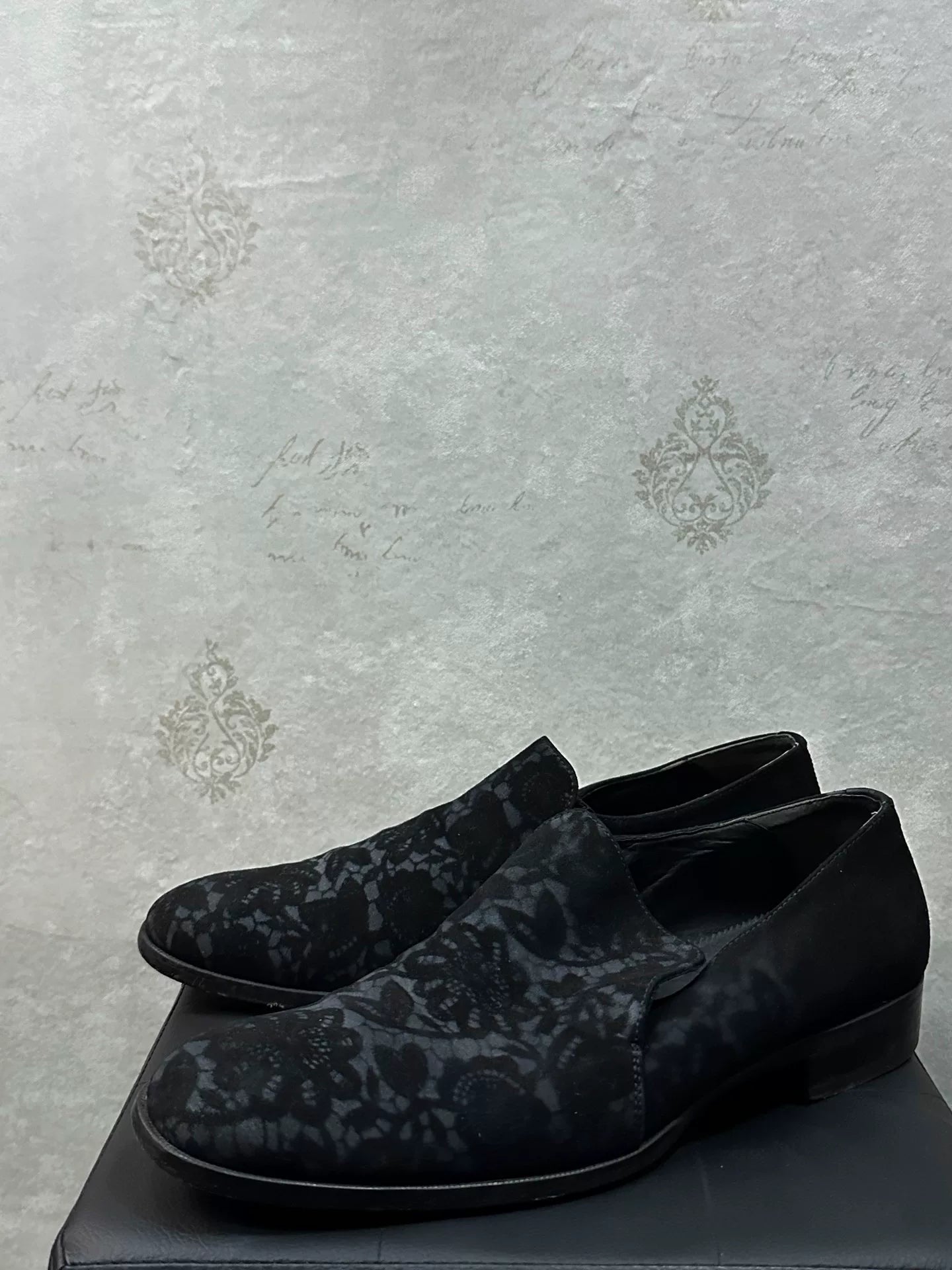 Alexander McQueen Flower Print Loafers