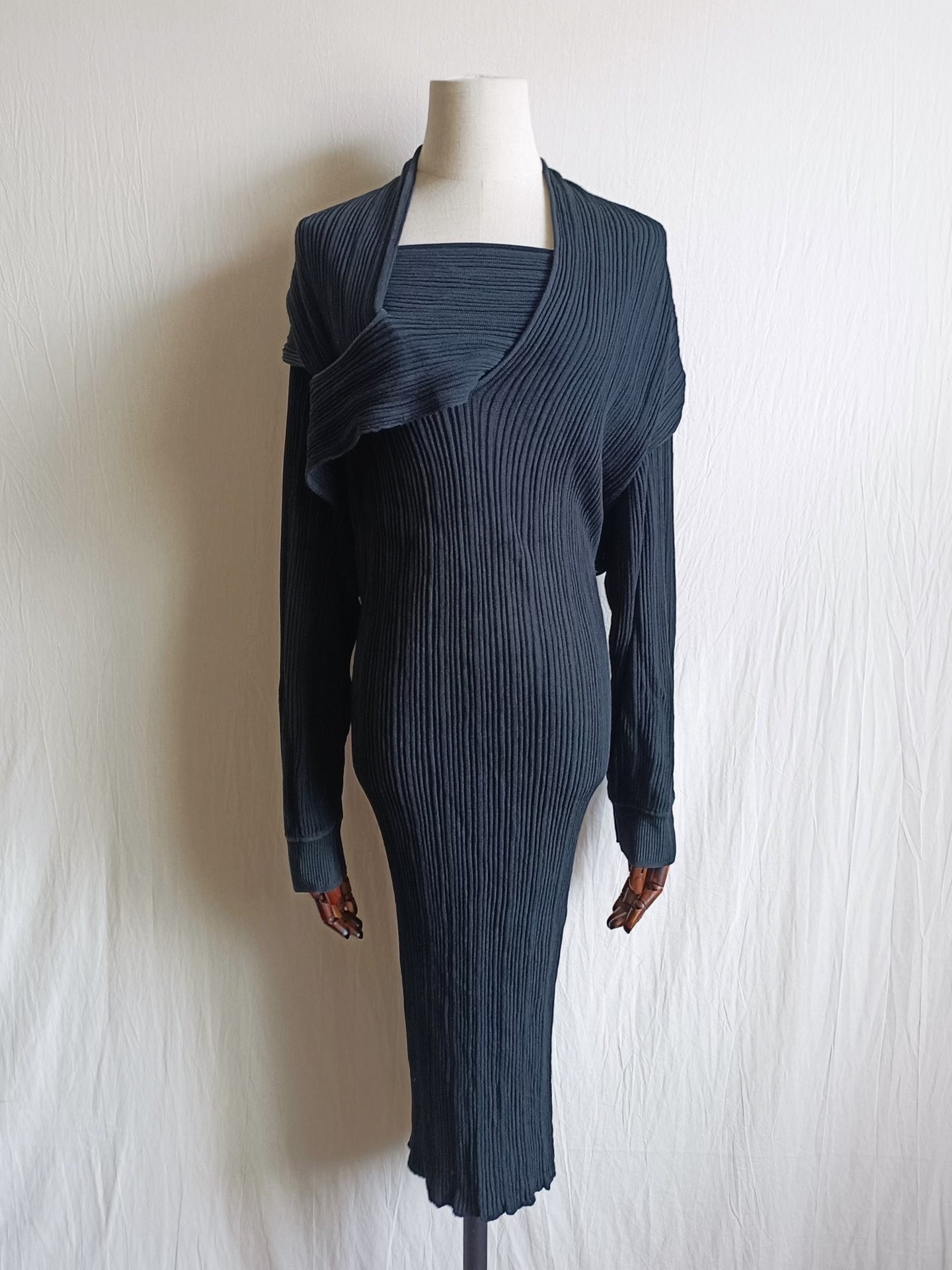Issey Miyake 1980s Deconstructed Knit Mainline Top