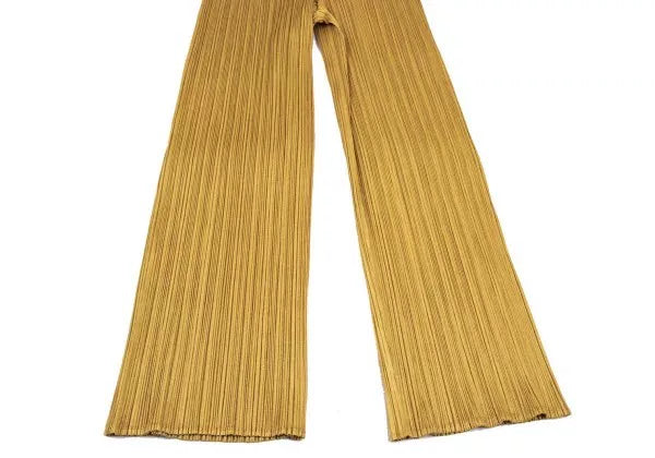 Issey Miyake Vintage Gold Pleated Pants