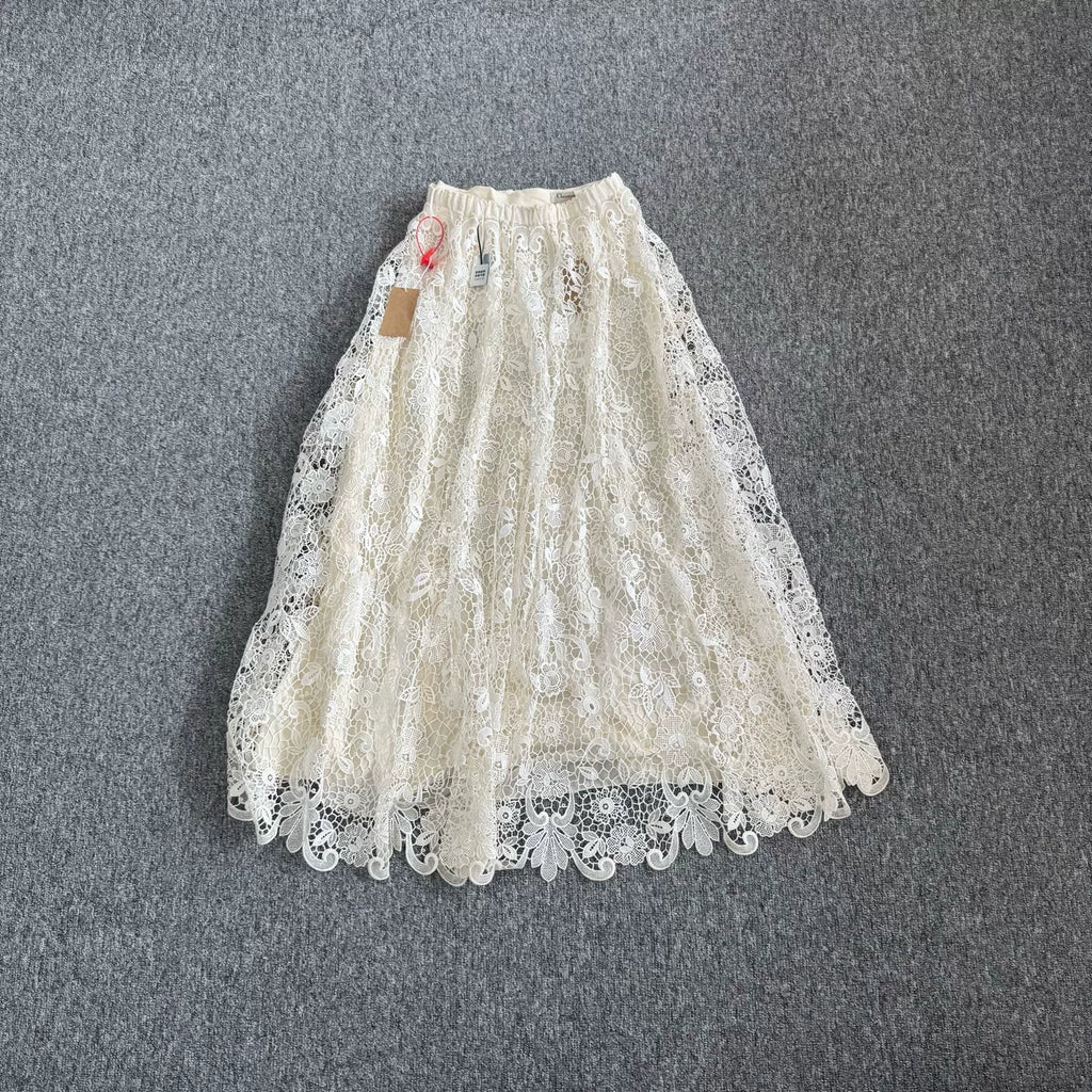 Dior Heavy Lace Skirt