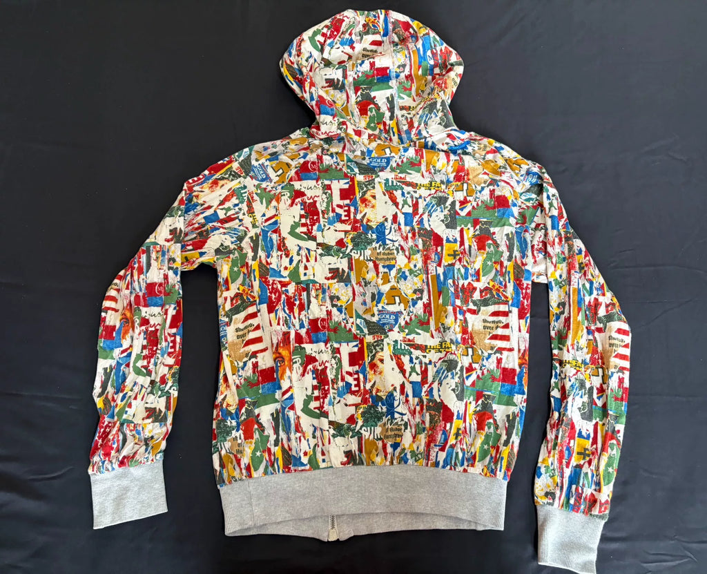 ALEXANDER MCQUEEN printed sweatshirt jacket