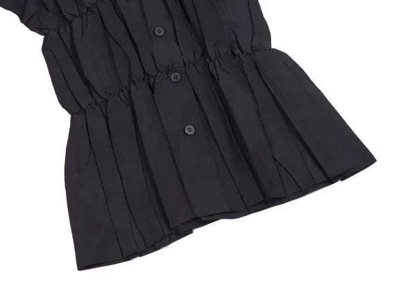 Issey Miyake Vintage Black Pleated Top