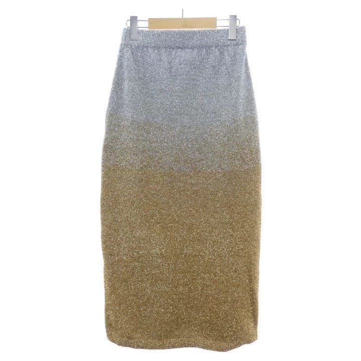 Dries Van Noten Metallic Gradient Skirt