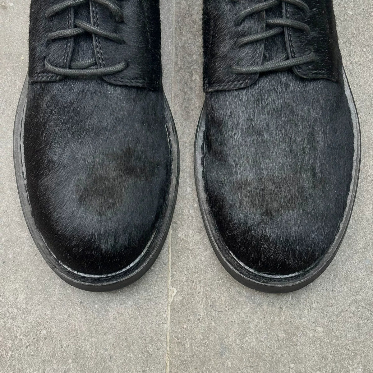 Ann Demeulemeester | Horsehair Derby Shoes