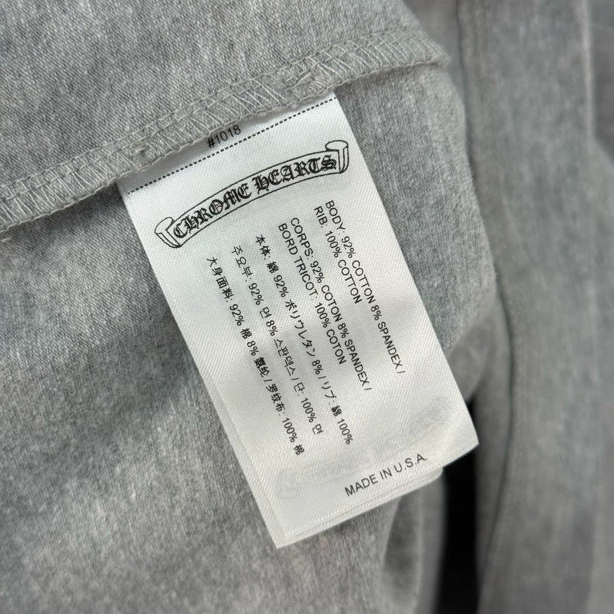 Chrome Hearts Gray Horseshoe Strap Dress