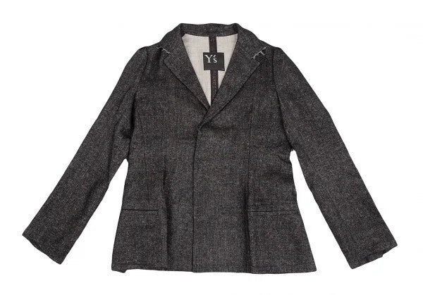 Yohji Yamamoto Linen Blend Deconstructed Jacket