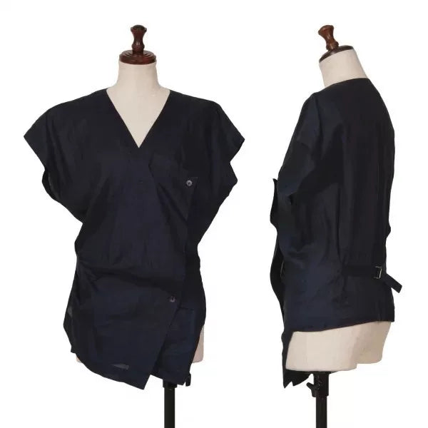 Issey Miyake Vintage Navy Top