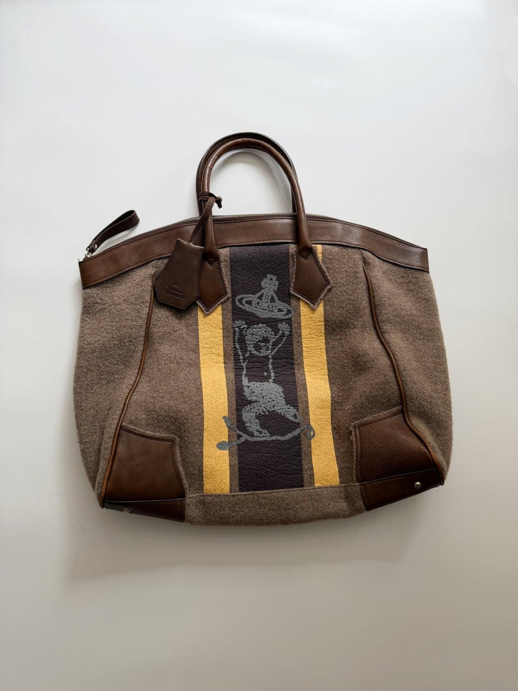 Vivienne Westwood Rare vintage Vivienne Westwood felt Saturn handbag