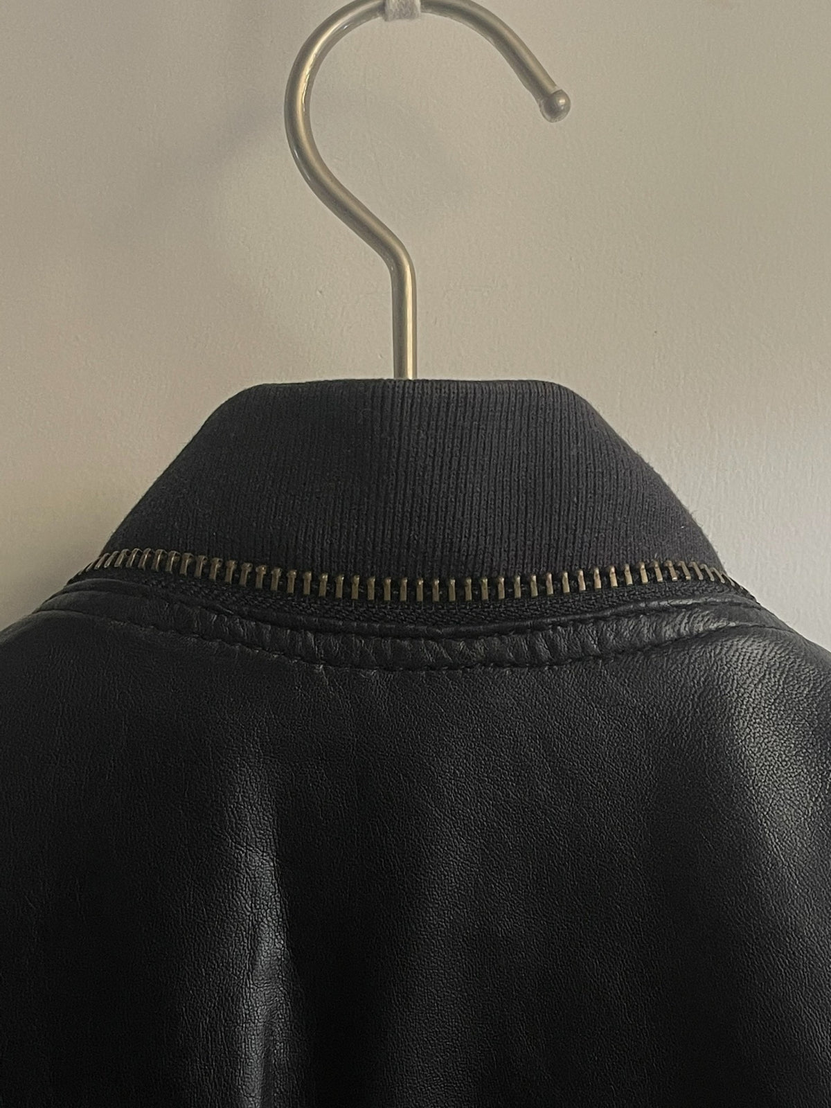 Alexander McQueen Copper YKK Zipper Leather Jacket