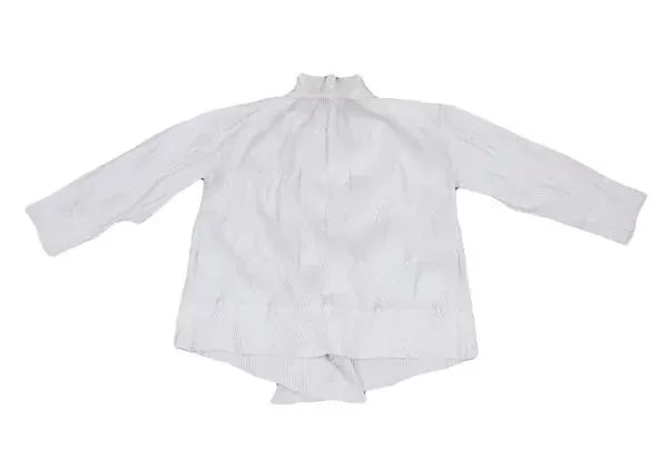 Issey Miyake Vintage White Main Line Pleated Top