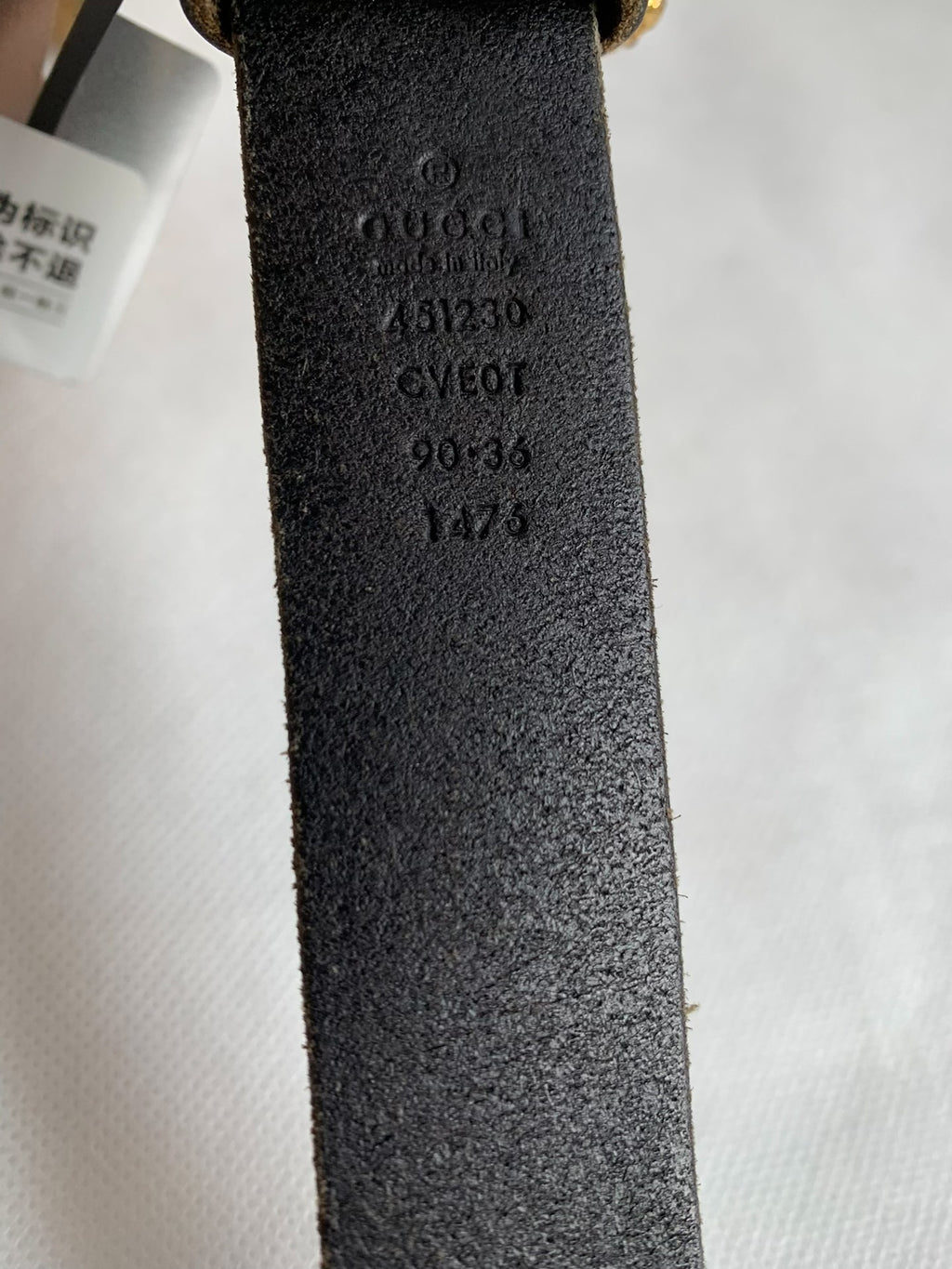 Gucci Black Tiger Head Buckle Belt