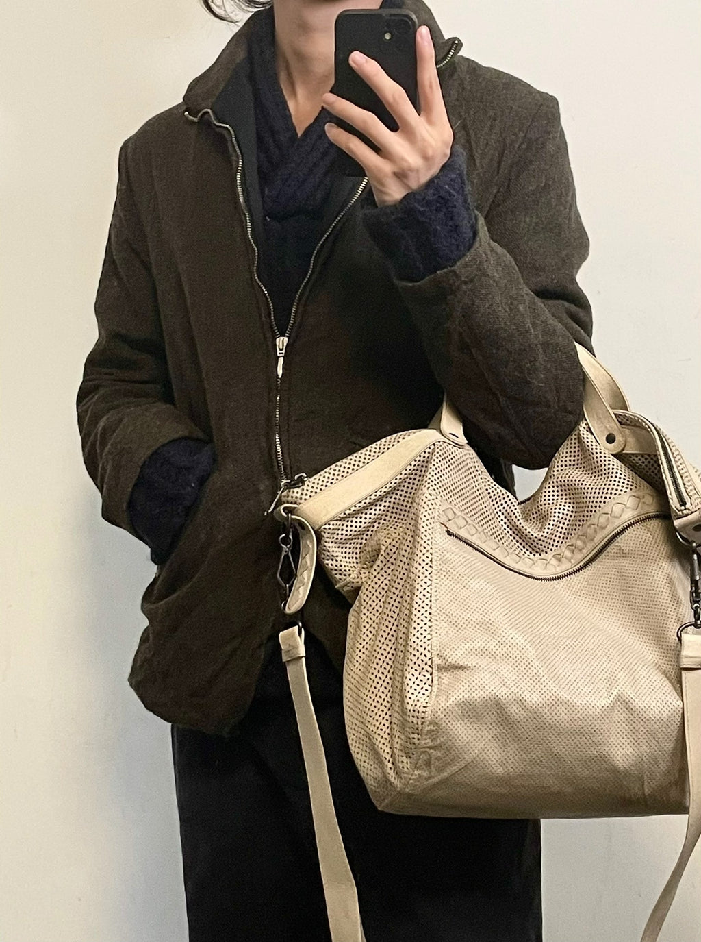 Bottega Veneta | BV Intrecciato Mesh Leather Travel Bag