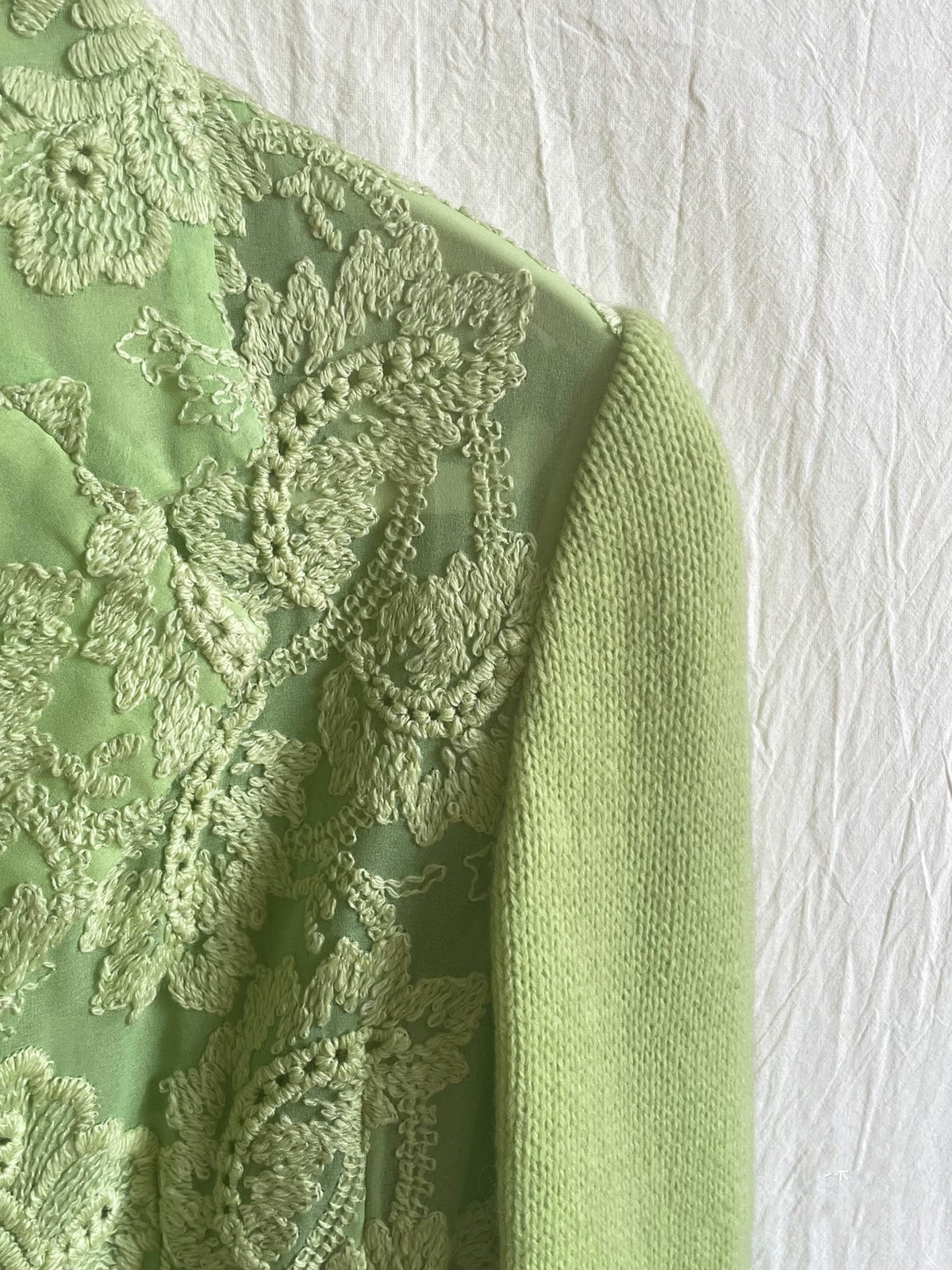 Comme Des Garcons Green Papaya Tricot 1997 Sweater