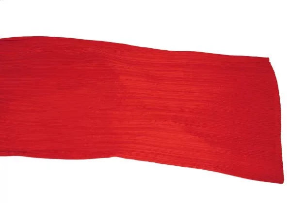 Issey Miyake Vintage Red Pleated Top