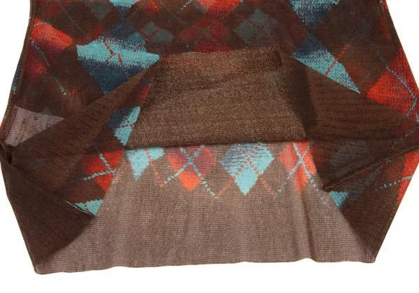 Jean Paul Gaultier Vintage Plaid Mesh Top