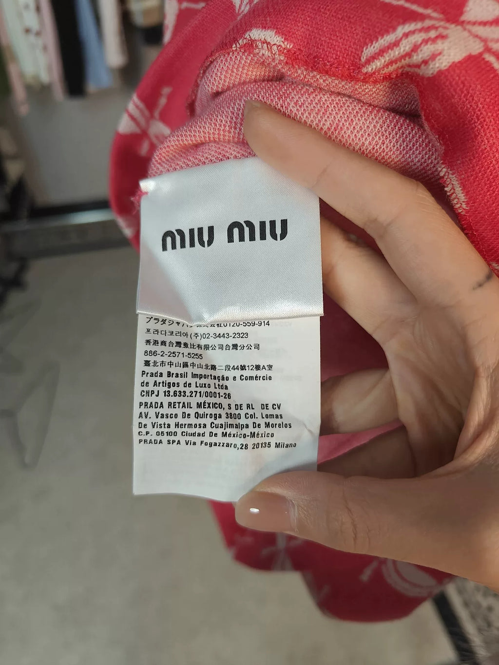 Miu Miu Parrot Print Knit Top