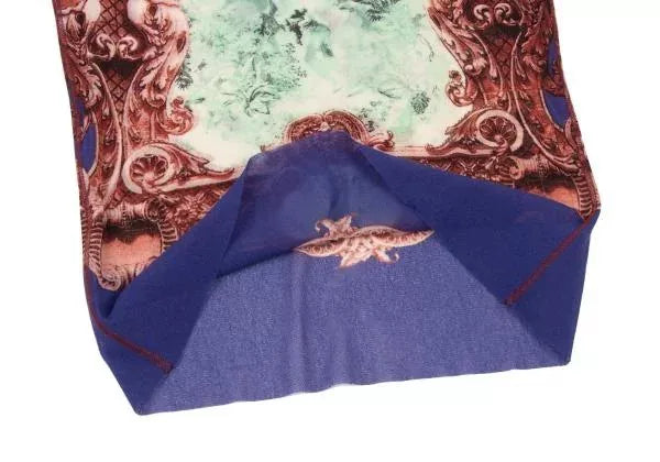 Jean Paul Gaultier Vintage Blue Floral Mesh Top