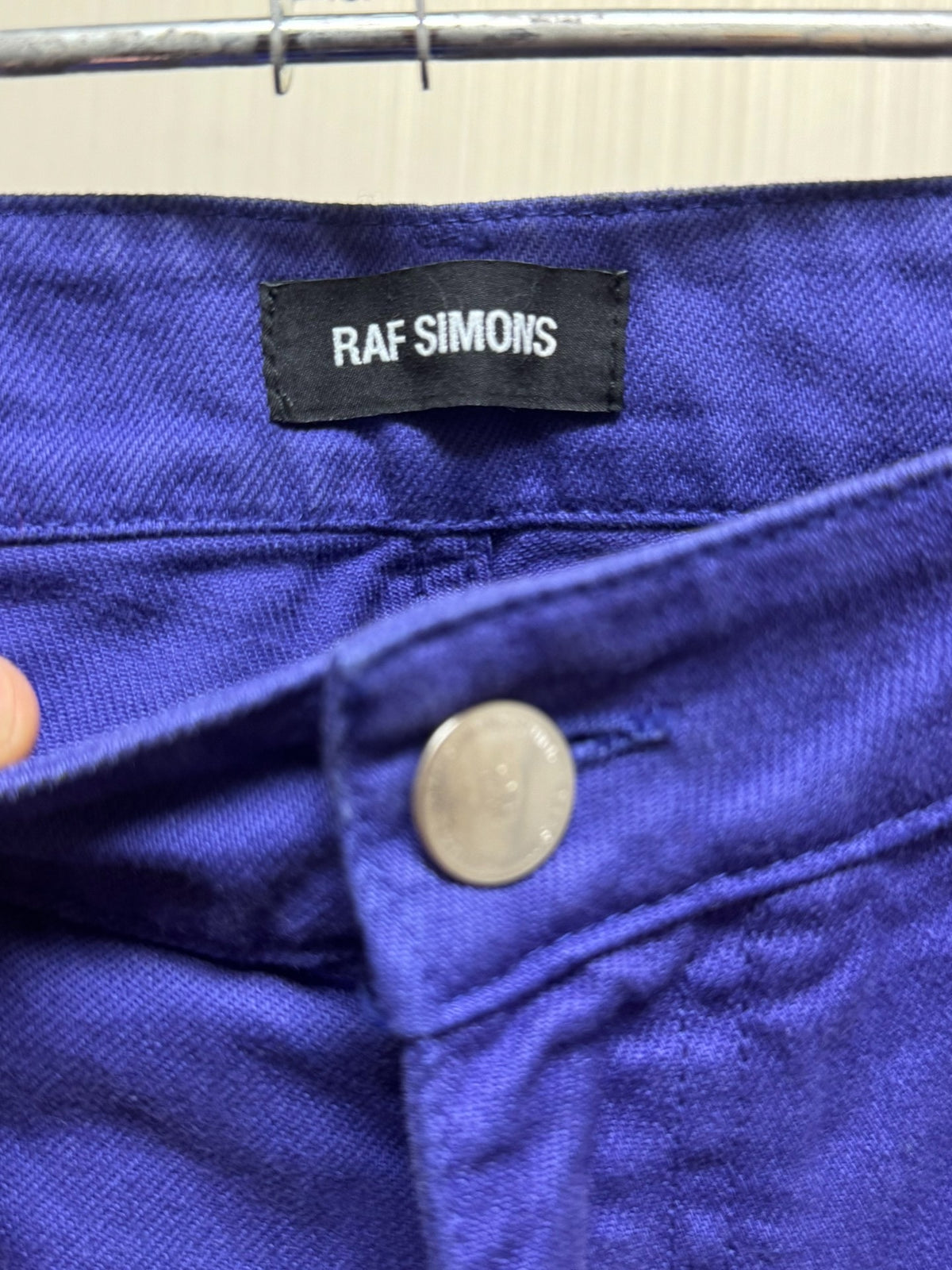 Raf Simons 21FW Purple Wide-Leg Cargo Pants