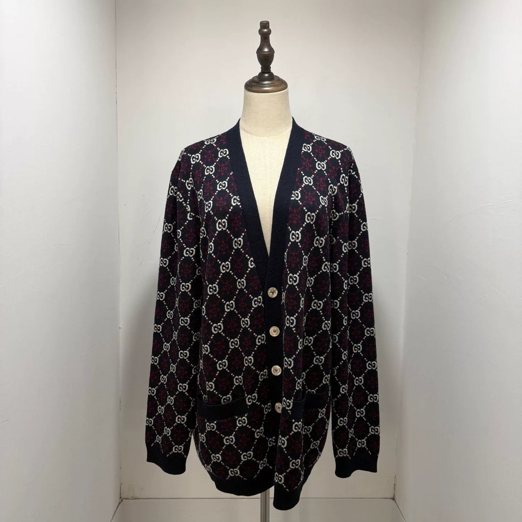 Gucci All-Over Print Cardigan
