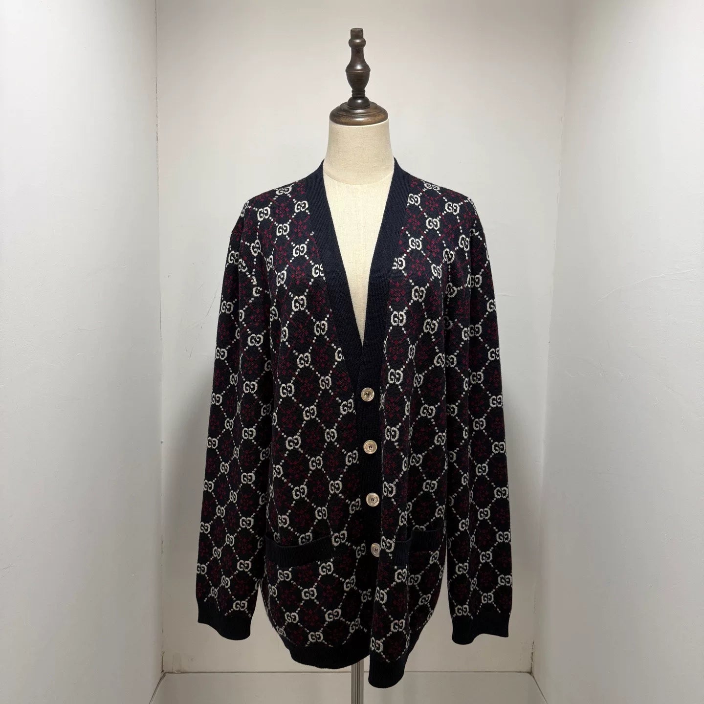 Gucci All-Over Print Cardigan