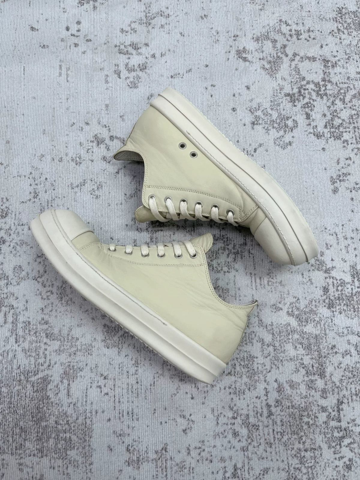 Rick Owens Drkshdw 2017 Natural Ramones Low