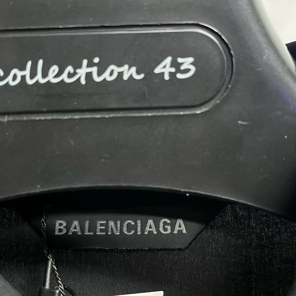 Balenciaga Black Back Logo Print Shirt