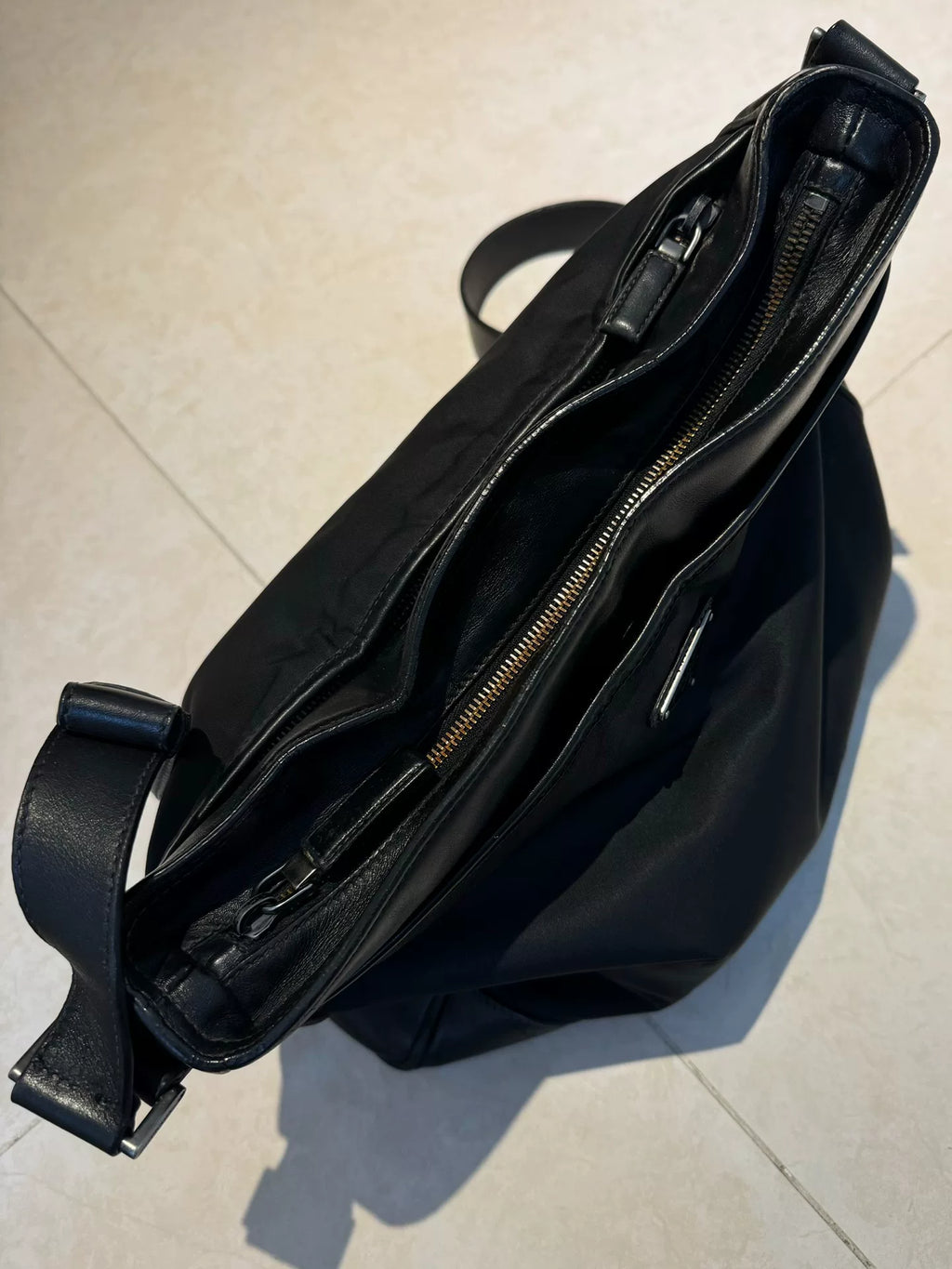 Prada triangle-logo crossbody bag