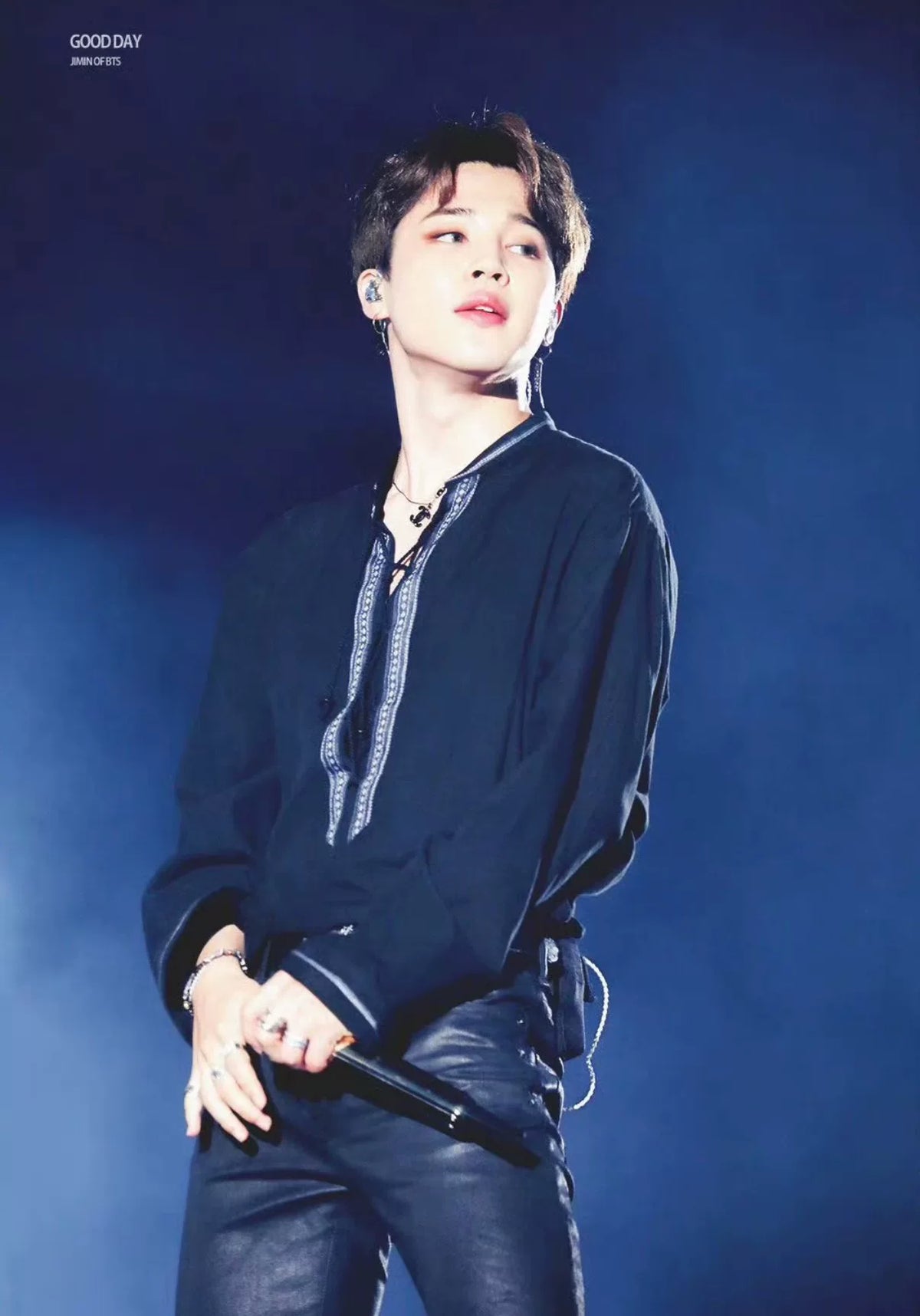 Saint Laurent Black Western Silk Shirt