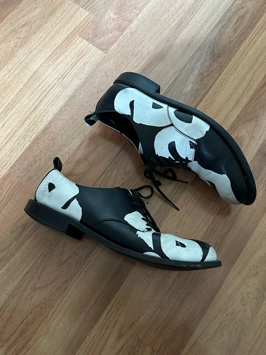 Comme Des Garçons Homme Plus Black White Derby