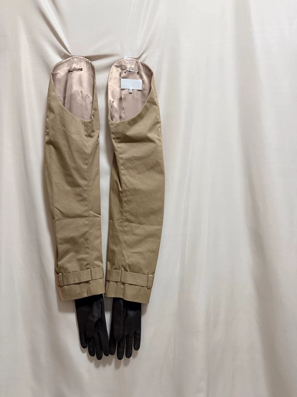 Maison Margiela 12AW Deconstructed Gloves Beige