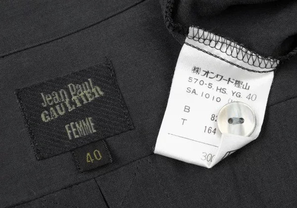 Jean Paul Gaultier Vintage Black Patterned Shirt
