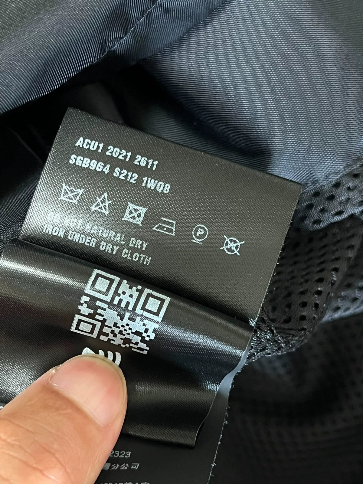 Prada X Adidas Hooded Triangle Logo Black Jacket