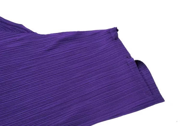 Issey Miyake Vintage Purple Deformed Pleated Top