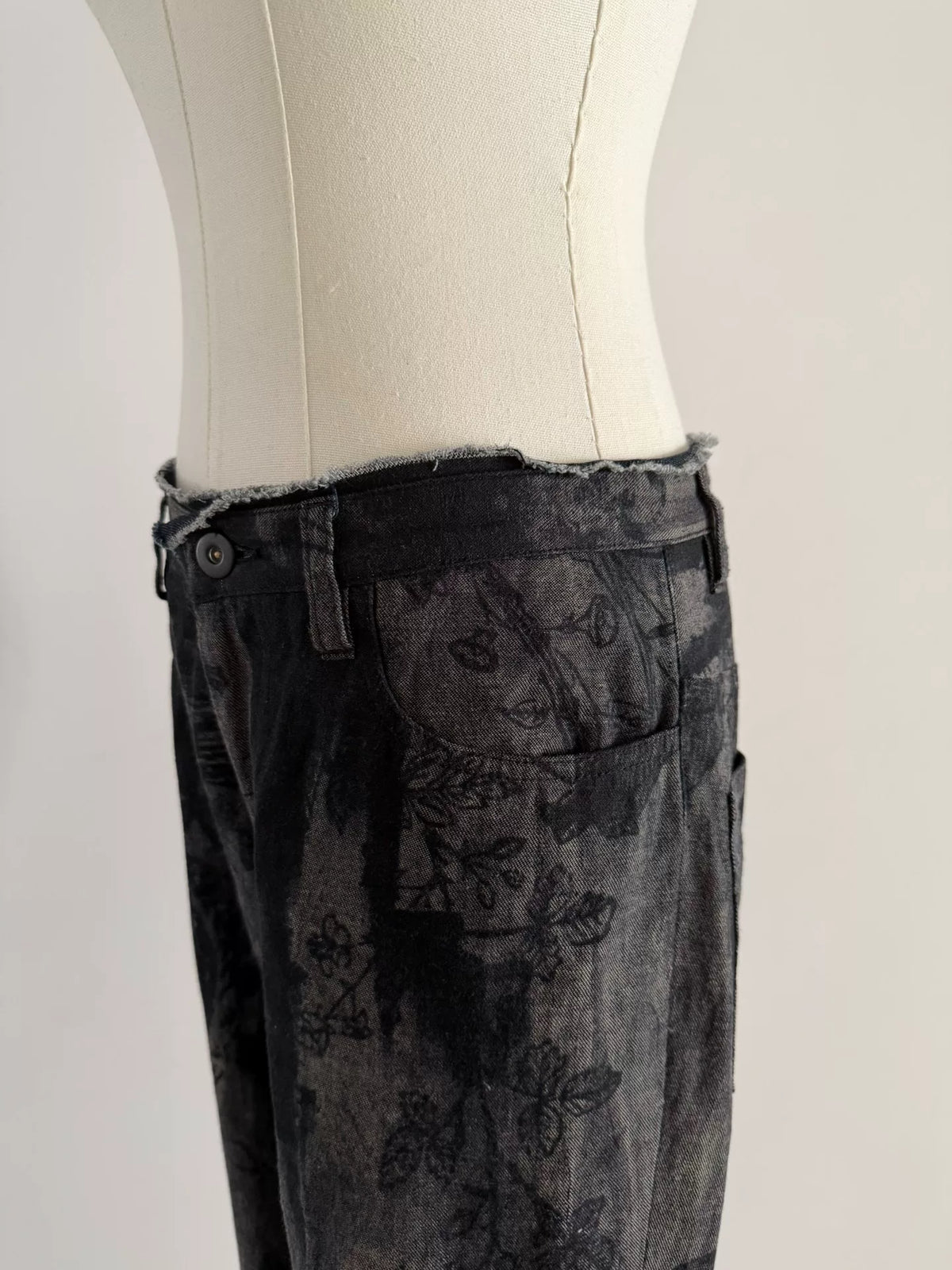 Y's Yohji Yamamoto Print Trousers