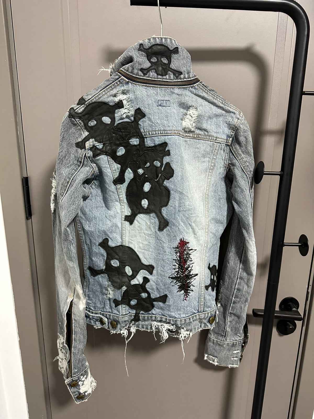 LGB l.g.b Patch Skull Denim Jacket