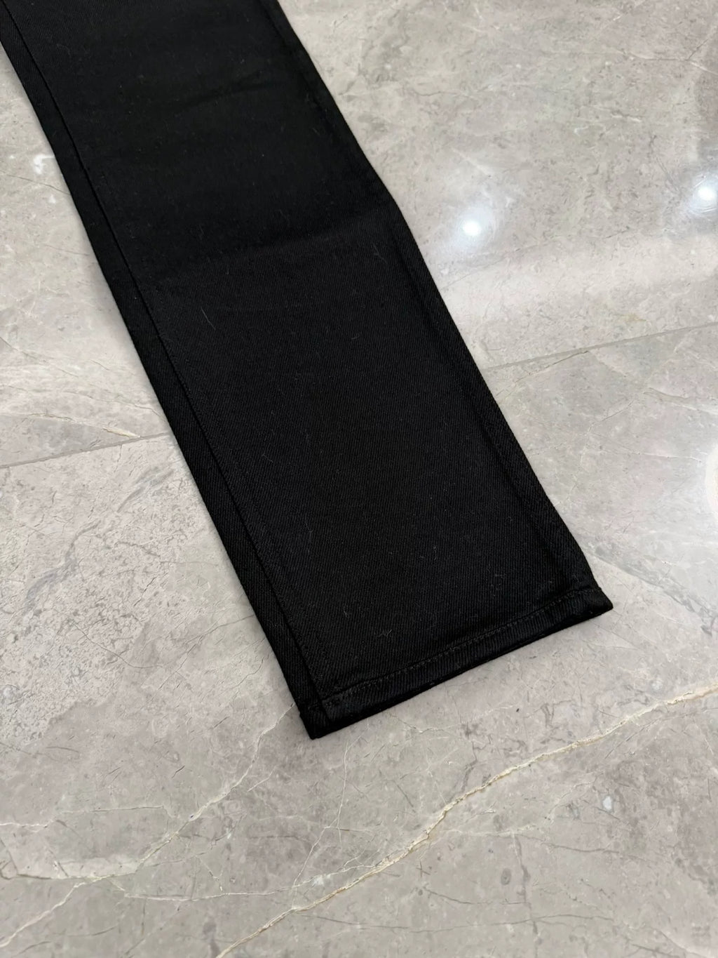Celine 19SS SK003 Black Straight-Leg Denim Jeans